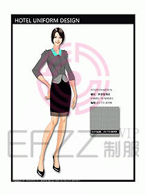 酒店西餐服務(wù)生制服設(shè)計圖736