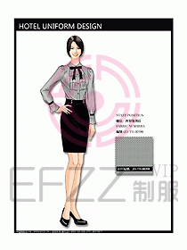 酒店西餐服務(wù)生制服設(shè)計(jì)圖732