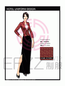 酒店西餐服務(wù)生制服設(shè)計圖741