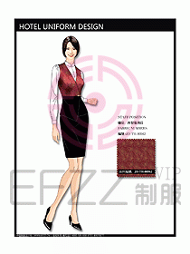 酒店西餐服務(wù)生制服設(shè)計圖743