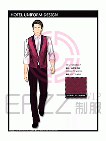 酒店西餐服務(wù)生制服設(shè)計(jì)圖745