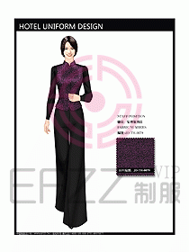 酒店西餐服務(wù)生制服設(shè)計圖752