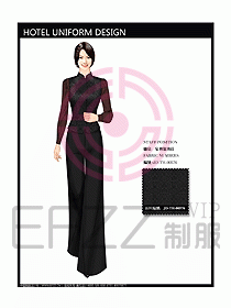 酒店西餐服務(wù)生制服設(shè)計圖751