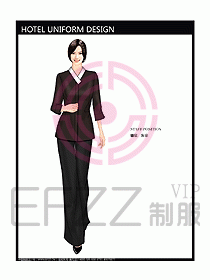 酒店客服服務(wù)員制服設(shè)計(jì)圖310