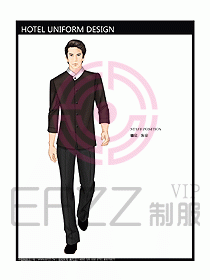 酒店客服服務(wù)員制服設(shè)計圖309