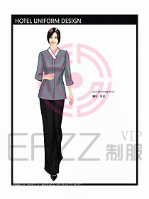 酒店客服服務員制服設計圖317