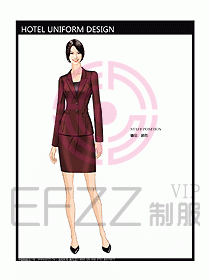 酒店經(jīng)理服裝設(shè)計(jì)效果圖310