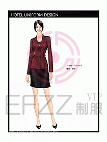酒店經(jīng)理服裝設(shè)計效果圖311