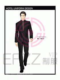 前臺(tái)服務(wù)生制服設(shè)計(jì)效果圖465