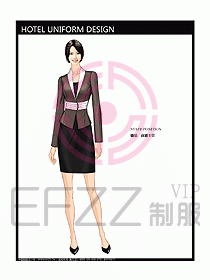 前臺服務(wù)生制服設(shè)計效果圖468