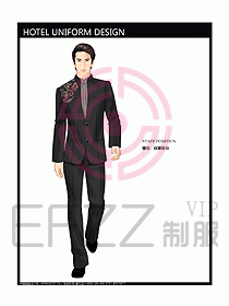 前臺(tái)服務(wù)生制服設(shè)計(jì)效果圖470