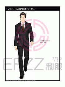 前臺服務生制服設(shè)計效果圖477