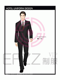 前臺(tái)服務(wù)生制服設(shè)計(jì)效果圖480