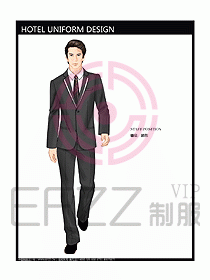 前臺(tái)服務(wù)生制服設(shè)計(jì)效果圖482