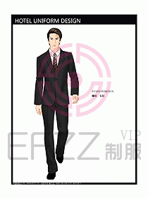 前臺(tái)服務(wù)生制服設(shè)計(jì)效果圖479