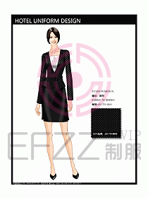 前臺服務(wù)生制服設(shè)計(jì)效果圖486