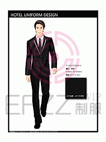 前臺服務(wù)生制服設(shè)計效果圖487