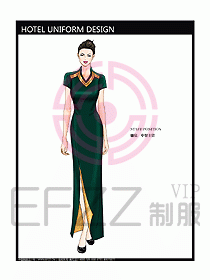 酒店中餐領班制服設計圖092