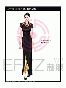 酒店中餐領(lǐng)班制服設(shè)計(jì)圖093