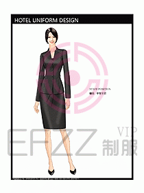 酒店中餐領(lǐng)班制服設(shè)計(jì)圖096