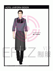 酒店西餐服務(wù)生制服設(shè)計(jì)圖761