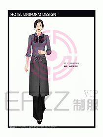 酒店西餐服務(wù)生制服設(shè)計(jì)圖762