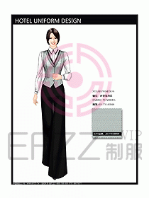 酒店西餐服務(wù)生制服設(shè)計(jì)圖766
