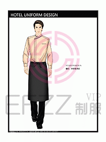 酒店西餐服務(wù)生制服設(shè)計(jì)圖770