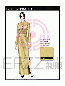 酒店中餐咨客制服設(shè)計(jì)圖576