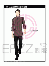 酒店中餐服務(wù)員制服設(shè)計圖1214