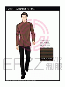 酒店中餐服務(wù)員制服設(shè)計(jì)圖1215