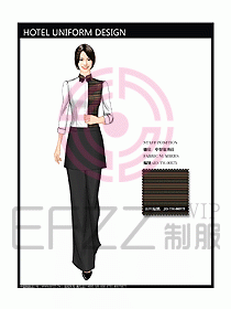 酒店中餐服務(wù)員制服設(shè)計(jì)圖1241