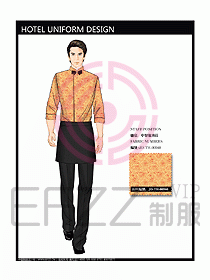 酒店中餐服務(wù)員制服設(shè)計(jì)圖1240