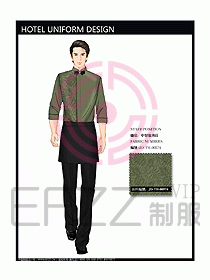 酒店中餐服務(wù)員制服設(shè)計(jì)圖1244