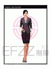 女時(shí)尚秋冬職業(yè)裝設(shè)計(jì)圖653