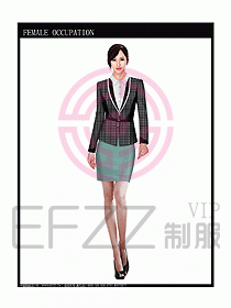 女時尚秋冬職業(yè)裝設(shè)計圖655