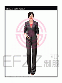 女時尚秋冬職業(yè)裝設(shè)計圖665