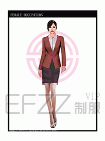 女時(shí)尚秋冬職業(yè)裝設(shè)計(jì)圖679