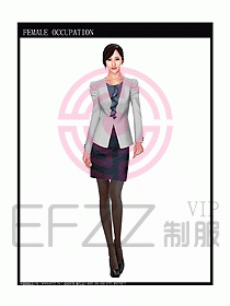 女時尚秋冬職業(yè)裝設(shè)計圖684