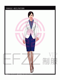 女時尚秋冬職業(yè)裝設(shè)計圖692