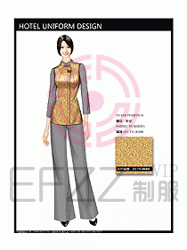 酒店客房服務(wù)員制服設(shè)計(jì)324