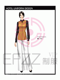 酒店客房服務(wù)員制服設(shè)計(jì)330
