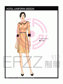 酒店客房服務(wù)員制服設(shè)計(jì)329