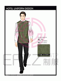 酒店客房服務(wù)員制服設(shè)計(jì)336