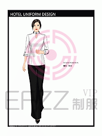 酒店客房服務(wù)員制服設(shè)計(jì)340