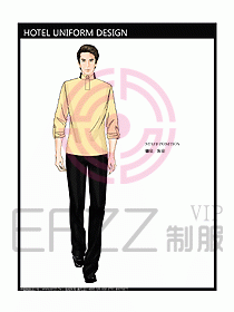 酒店客房服務(wù)員制服設(shè)計(jì)341