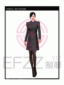 女職業(yè)裝大衣設(shè)計圖058