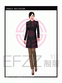 女職業(yè)裝大衣設(shè)計(jì)圖064