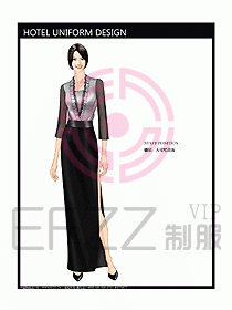西餐咨客制服設(shè)計(jì)圖312