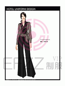 西餐咨客制服設(shè)計圖314